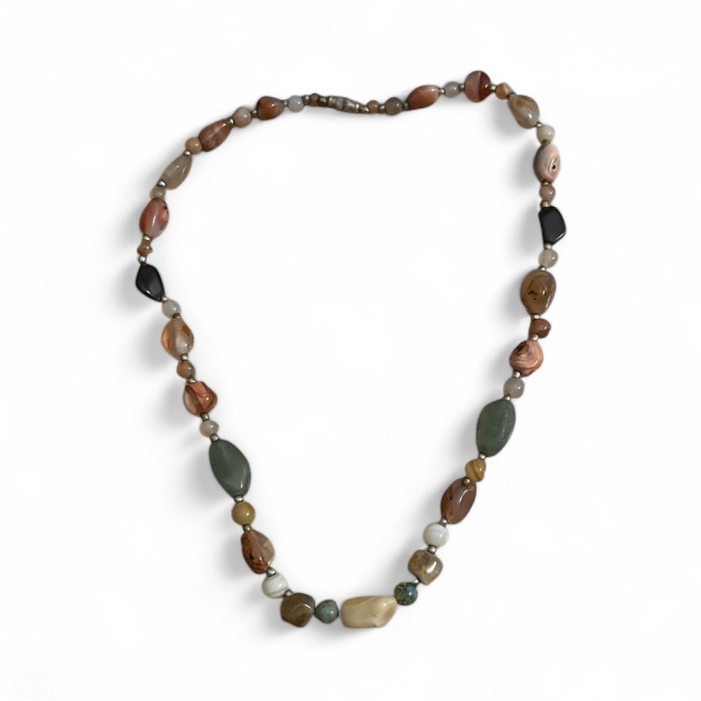 Multicolour stone Beaded boho Necklace